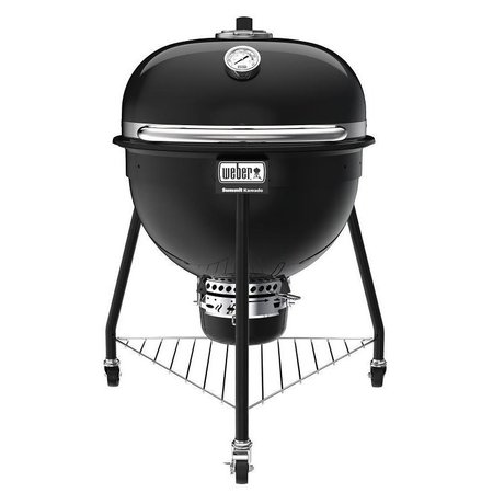 WEBER Summit Kamado E6 Charcoal Grill, 2Grate, 452 sqin Primary Cooking Surface, Black 18201001